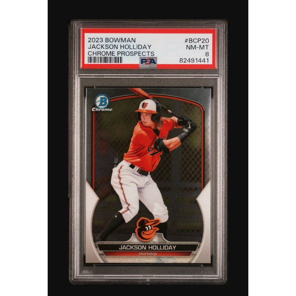 2023 BOWMAN CHROME PROSPECTS #BCP20 JACKSON HOLLIDAY CHROME PROSPECTS